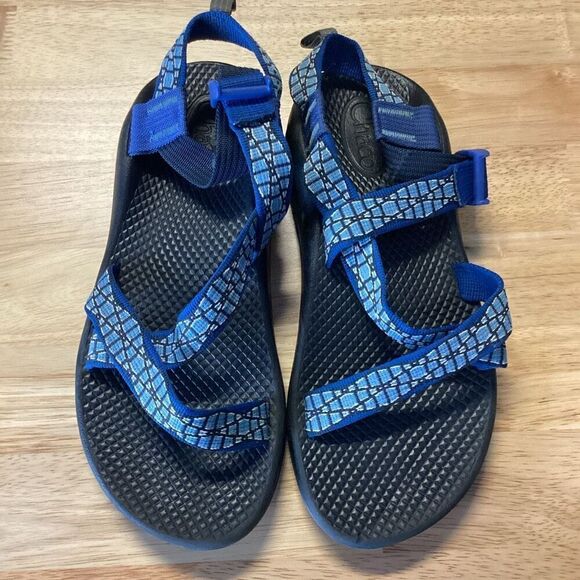 Women's Chaco Z/1 strap Sandals‎ blue/black size 5 - Picture 1 of 5